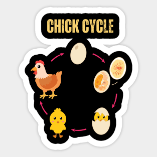 Science Chick Cycle Sticker